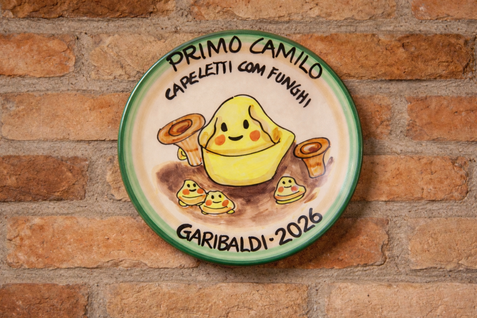 Prato da Boa Lembrança 2026 — Capeletti com Funghi, Primo Camilo